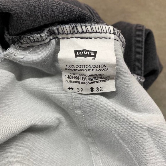 Levi's Orange tab Jeans Black Straight leg Vintage Men's 32x32 M - Picture 3 of 8